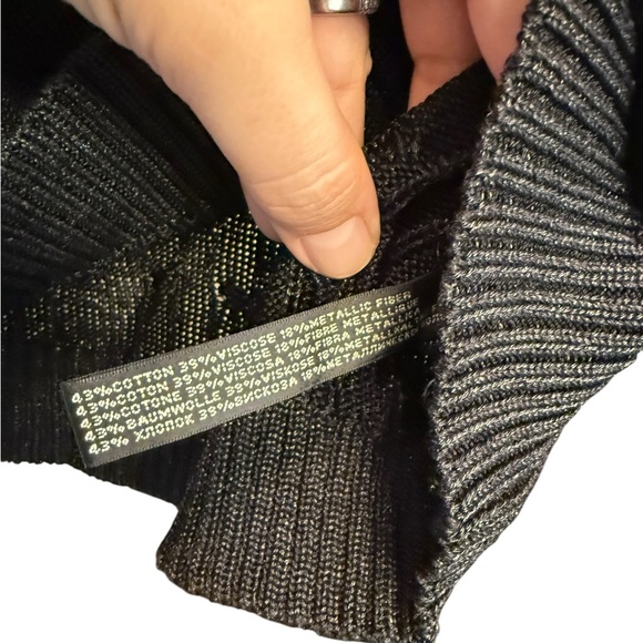 Ralph Lauren Black Label Black Knit Sweater - Picture 4 of 6